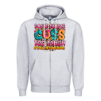 Heather Grey some moms too much it's me,i'm some moms Zipper Hoodie - JahusDesignShop