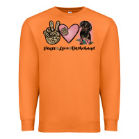 Carrot peace love dachshund Premium Sweatshirt - JahusDesignShop