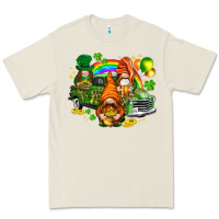 Bone St. Patrick's Day gnomies with leopard tumbler Premium Tee - HowdyJamesFarm