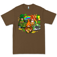 Cacao St. Patrick's Day gnomies with leopard tumbler Premium Tee - HowdyJamesFarm