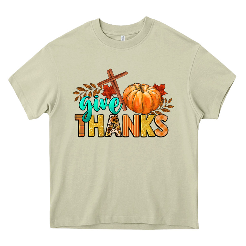 Give Thanks Heavy Core Tee by CowGirlArtShop | Teevron