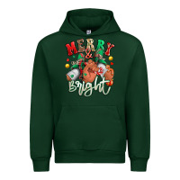 Forest Green merry and bright black man sneakers Urban Hoodie - RanaPortraitStore