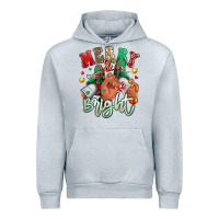 Heather Grey merry and bright black man sneakers Urban Hoodie - RanaPortraitStore