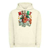 Pigment Pistachio merry and bright black man sneakers Urban Hoodie - RanaPortraitStore
