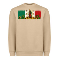Mushroom lady of guadalupe mexican flag Heavyweight Sweatshirt - JahusDesignShop
