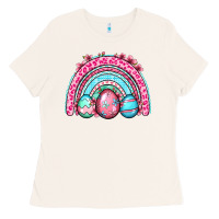 Bone Easter eggs rainbow Ladies Tee - OliviaCreatesArt