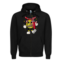 Black boujee softball mama Zipper Hoodie - JahusDesignShop