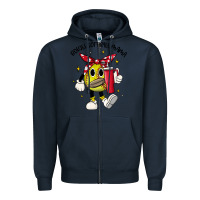 Navy boujee softball mama Zipper Hoodie - JahusDesignShop