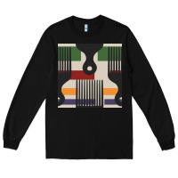 Black afro comb seamless pattern Long Sleeve Tee - BundleAndBundleShop