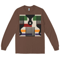Chestnut afro comb seamless pattern Long Sleeve Tee - BundleAndBundleShop