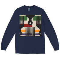 Navy afro comb seamless pattern Long Sleeve Tee - BundleAndBundleShop
