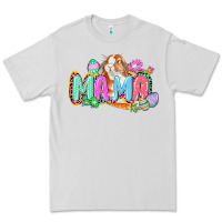 Dove Grey Western Mama Easter Premium Tee - CowGirlArtShop