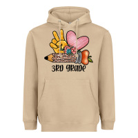 Mushroom peace love 3rd grade Heavyweight Hoodie - JahusDesignShop