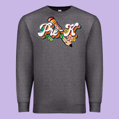 Pre K Premium Sweatshirt Designed By Jahusdesignshop