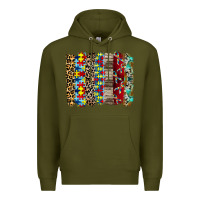 Army Green autism brushstore Premium Hoodie - RacoonDesign