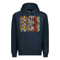 Navy autism brushstore Premium Hoodie - RacoonDesign