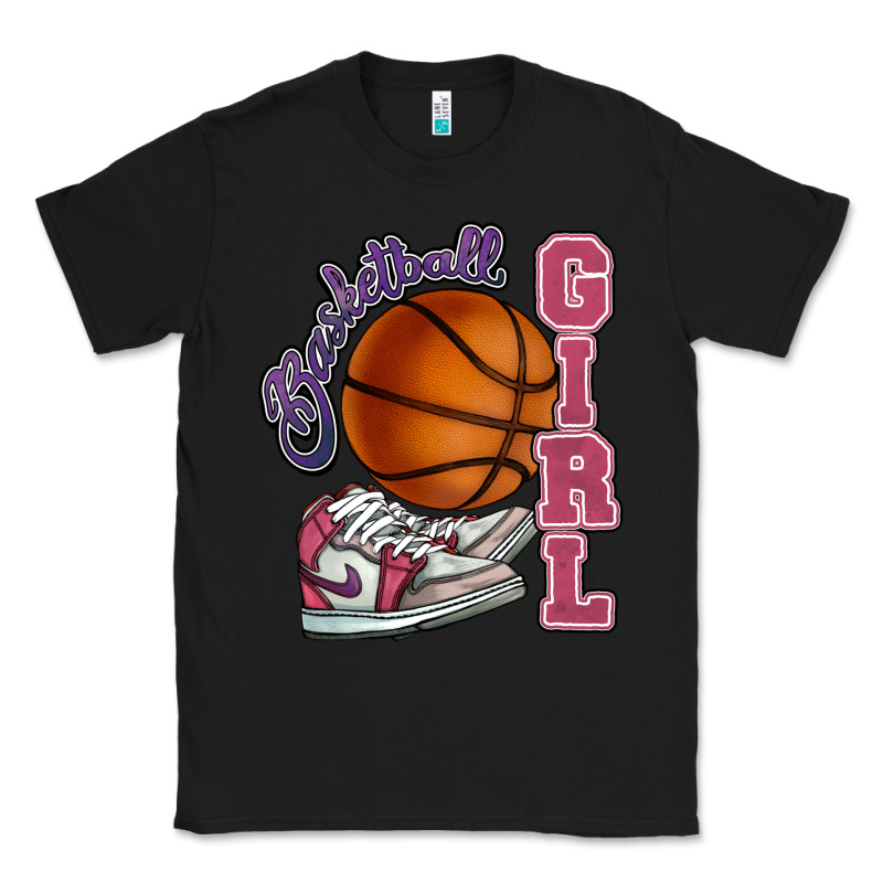 Basketball Girl Classic Tee by HowdyJamesFarm | Teevron