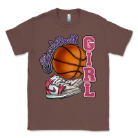 Chestnut Basketball girl Classic Tee - HowdyJamesFarm