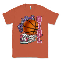 Copper Basketball girl Classic Tee - HowdyJamesFarm