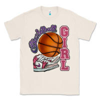 Natural Basketball girl Classic Tee - HowdyJamesFarm