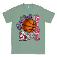 Sage Basketball girl Classic Tee - HowdyJamesFarm