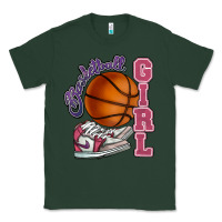 Sports Green Basketball girl Classic Tee - HowdyJamesFarm