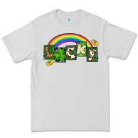 Dove Grey Lucky St. Patrick's Day Premium Tee - CowGirlArtShop