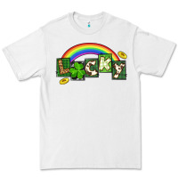 White Lucky St. Patrick's Day Premium Tee - CowGirlArtShop