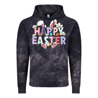 Cloud Black happy easter Vintage Hoodie - LillyAllenDesigns