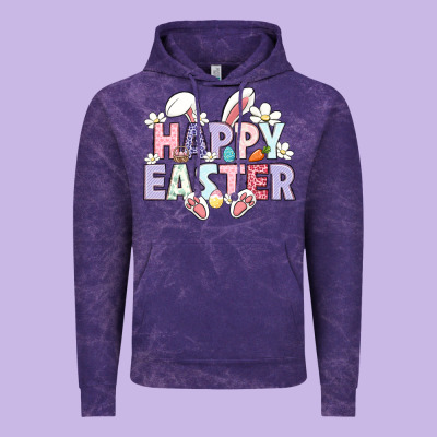 Happy Easter Vintage Hoodie Designed By Lillyallendesigns