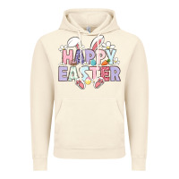 Vintage Artic happy easter Vintage Hoodie - LillyAllenDesigns