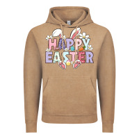 Vintage Coffee happy easter Vintage Hoodie - LillyAllenDesigns