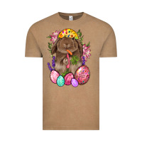 Vintage Coffee Rabbit And Carrot Easter Vintage Tee - BundleAndBundleShop