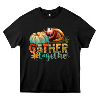 Black gather together Heavy Core Tee - CowGirlArtShop
