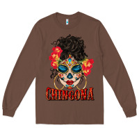 Chestnut chingona latina bun mama Long Sleeve Tee - BundleAndBundleShop