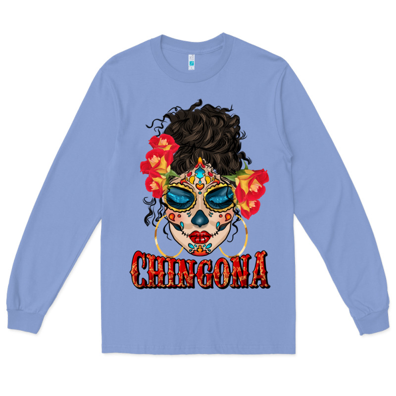 Chingona Latina Bun Mama Long Sleeve Tee by BundleAndBundleShop | Teevron