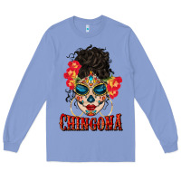Colony Blue chingona latina bun mama Long Sleeve Tee - BundleAndBundleShop
