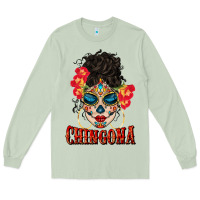 Matcha chingona latina bun mama Long Sleeve Tee - BundleAndBundleShop