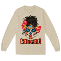Mushroom chingona latina bun mama Long Sleeve Tee - BundleAndBundleShop