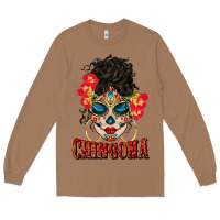 Toasted Coconut chingona latina bun mama Long Sleeve Tee - BundleAndBundleShop