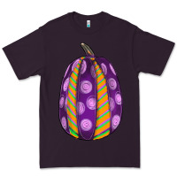 Plum watercolor halloween pumpkin Premium Tee - RanaPortraitStore