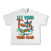 Lunar Rock Let Your Faith Be Bigger Than Your Fear Urban Heavy Tee - BundleAndBundleShop