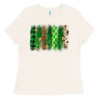St. Patrick's Day Brushstroke Ladies Tee | Teevron