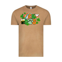 Vintage Camel lucky dog St. Patricks Day Vintage Tee - FaDigitalArtStudio