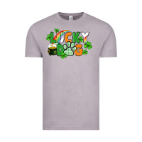 Vintage Zinc lucky dog St. Patricks Day Vintage Tee - FaDigitalArtStudio
