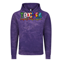Cloud Purple Teacher Cryons Kids Caffeine Vintage Hoodie - CowhideDigitalArt