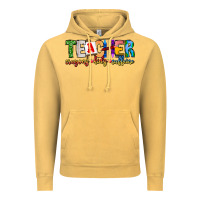 Vintage Mustard Teacher Cryons Kids Caffeine Vintage Hoodie - CowhideDigitalArt