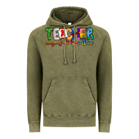 Vintage Olive Teacher Cryons Kids Caffeine Vintage Hoodie - CowhideDigitalArt