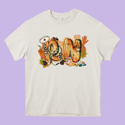 Fall Rn Heavy Core Tee Designed By Cowgirlartshop