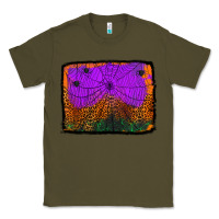 Army Green halloween spider web background Classic Tee - Jasminsmagicworld